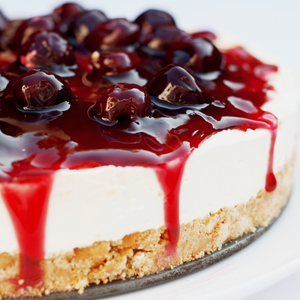 Savoureux dessert préparé avec des cerises Bigarreau Burlat fraîches