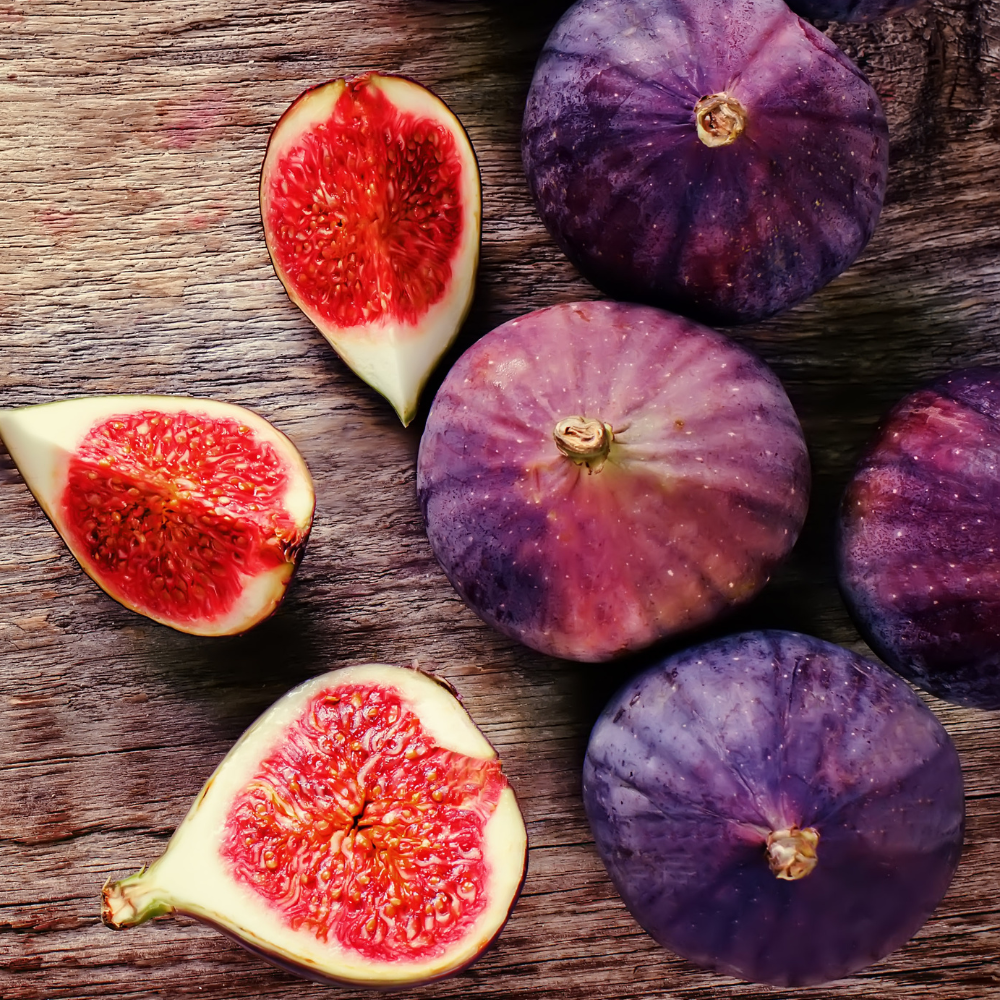 Récolte et chair généreuse de figues Violette de Solliès fraîchement cueillies
