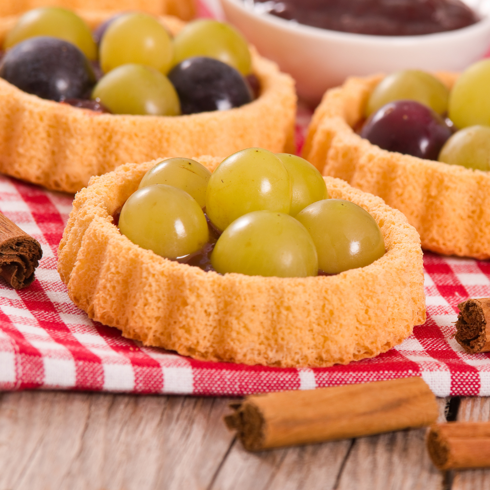 Raisins Perlette bien mûrs, parfaits pour ajouter une touche sucrée et légère à vos recettes estivales.
